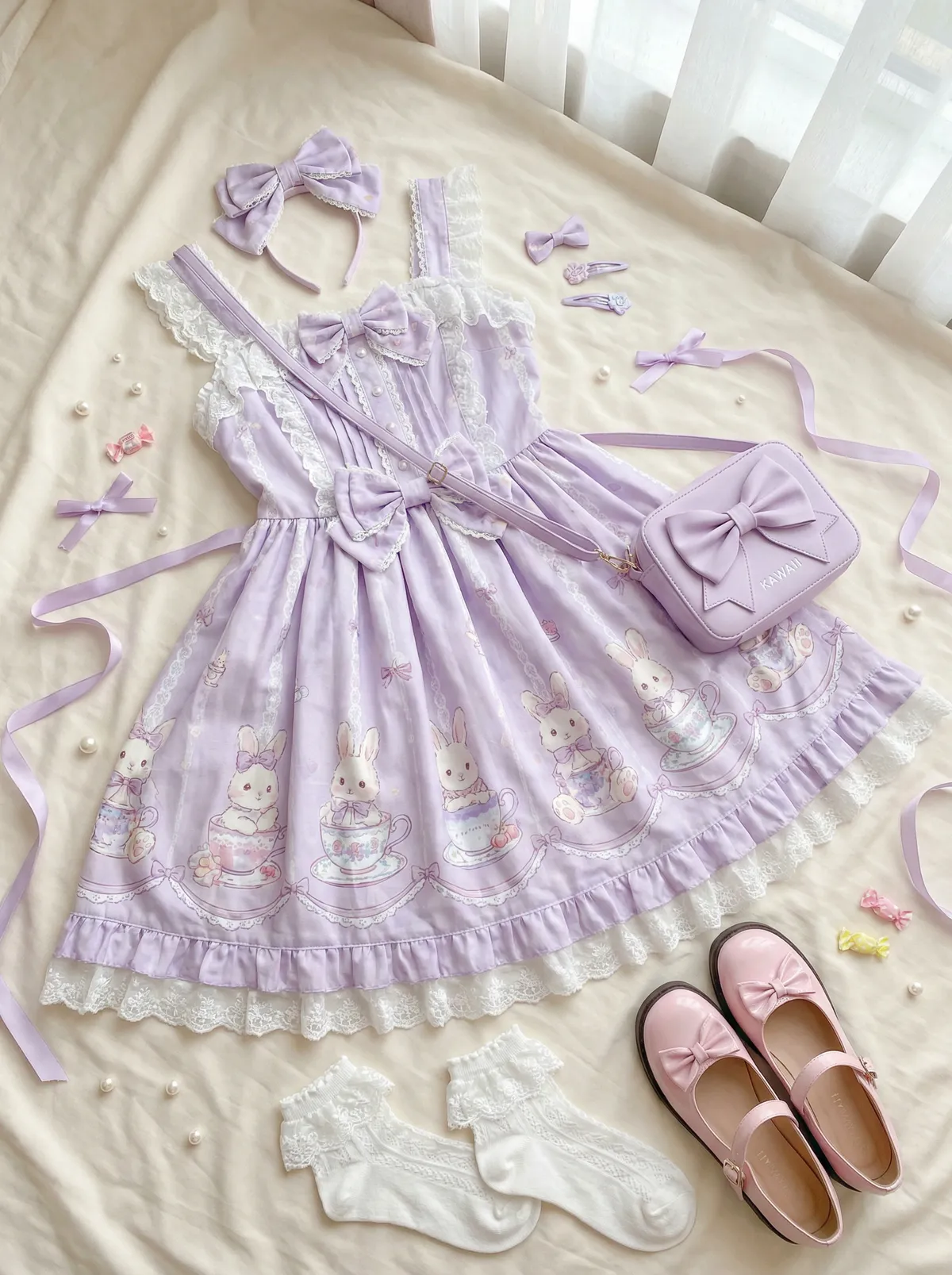 三个男人和我玩4P Lolita穿搭灵感分享